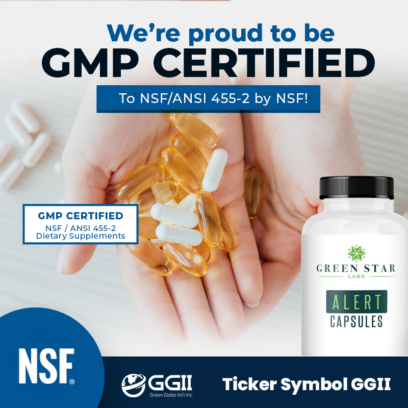 Green Star Labs, Inc. Earns NSF/ANSI 455-2 Dietary Supplement GMP Certification
